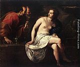 Guido Paintings - Susanna and the Elders by Guido Cagnacci